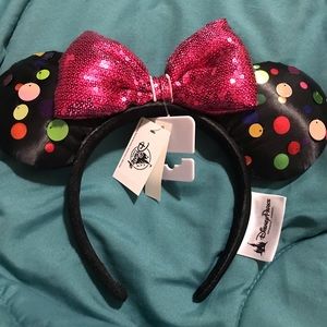 LAST ONE!!! Disney Parks Minnie Rock Dots Ears